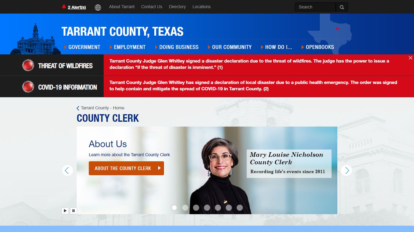 County Clerk - Tarrant County TX